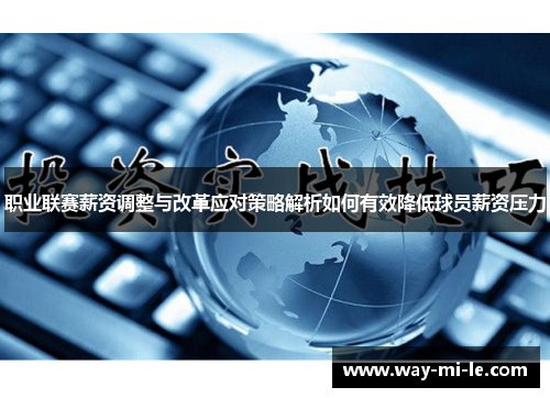 职业联赛薪资调整与改革应对策略解析如何有效降低球员薪资压力