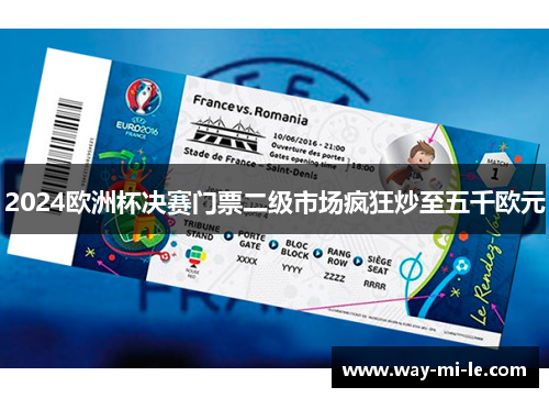 2024欧洲杯决赛门票二级市场疯狂炒至五千欧元